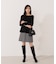 オフショルペプラムニットセット　25AW