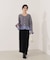 オフショルペプラムニットセット　25AW