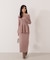 オフショルペプラムニットセット　25AW