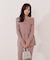 オフショルペプラムニットセット　25AW