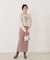 オフショルペプラムニットセット　25AW