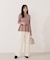オフショルペプラムニットセット　25AW