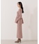 オフショルペプラムニットセット　25AW