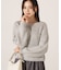 ビジュー付畔ニット　25AW