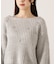 ビジュー付畔ニット　25AW