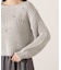 ビジュー付畔ニット　25AW
