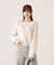 ビジュー付畔ニット　25AW