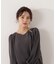 パール付きニュアンスネックブラウス 26SS