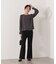 パール付きニュアンスネックブラウス 26SS