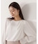 パール付きニュアンスネックブラウス 26SS