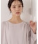 パール付きニュアンスネックブラウス 26SS
