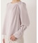 パール付きニュアンスネックブラウス 26SS