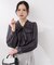 ラッフルリボンブラウス　26SS
