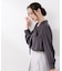 ラッフルリボンブラウス　26SS