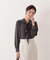 ラッフルリボンブラウス　26SS