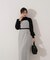 ＜加藤栞さん着用＞アシメタックジャンスカ