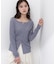 〈a／mie〉シアーカットソー　26SS