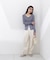 〈a／mie〉シアーカットソー　26SS