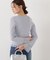 部分シアーフレアスリーブニットトップス　26SS