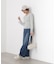 部分シアーフレアスリーブニットトップス　26SS