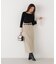 シアー切り替えスリーブニット　26SS