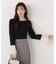 シアー切り替えスリーブニット　26SS