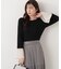 シアー切り替えスリーブニット　26SS