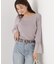 シアー切り替えスリーブニット　26SS
