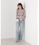 シアー切り替えスリーブニット　26SS
