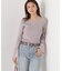 シアー切り替えスリーブニット　26SS