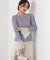 シアー切り替えスリーブニット　26SS