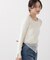 《EDIT COLOGNE》レーススカーフ付きリブニット　26SS