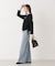 〈a／mie〉ドロストシアートップス　　26SS