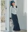 〈a／mie〉ドロストシアートップス　　26SS
