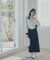 〈a／mie〉ドロストシアートップス　　26SS