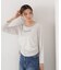 〈a／mie〉ドロストシアートップス　　26SS