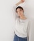 〈a／mie〉ドロストシアートップス　　26SS