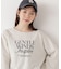 ＜ウォッシャブル＞〈a／mie〉ラグランロゴトップス　26SS
