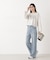 ＜ウォッシャブル＞〈a／mie〉ラグランロゴトップス　26SS