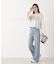 ＜ウォッシャブル＞〈a／mie〉ラグランロゴトップス　26SS