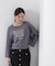 ＜ウォッシャブル＞〈a／mie〉ラグランロゴトップス　26SS