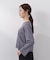 ＜ウォッシャブル＞〈a／mie〉ラグランロゴトップス　26SS