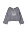 ＜ウォッシャブル＞〈a／mie〉ラグランロゴトップス　26SS