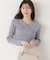 バー付きビッグ襟ニット　26SS