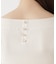シアー切り替えボートネックニット　26SS