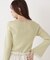 シアー切り替えボートネックニット　26SS