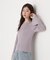 シアー切り替えボートネックニット　26SS