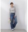 〈a／mie〉ビッグカラーリブニット　　26SS