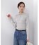 〈a／mie〉ビッグカラーリブニット　　26SS