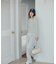 〈a／mie〉ビッグカラーリブニット　　26SS